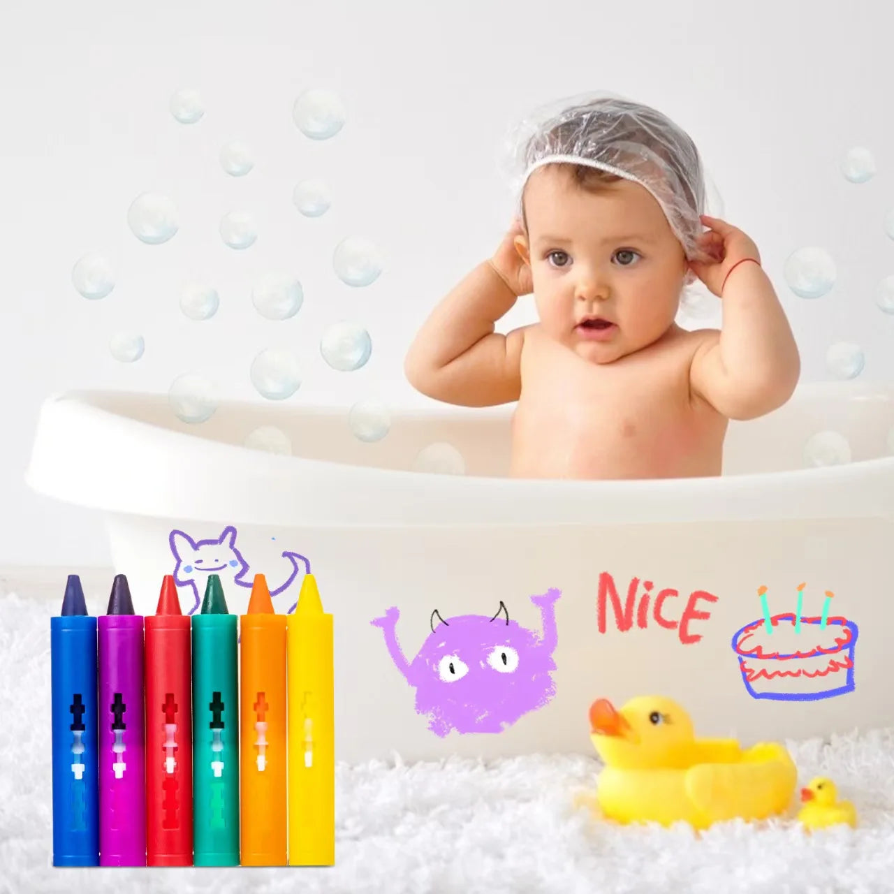 6PCS de lapices de diferente color para niños