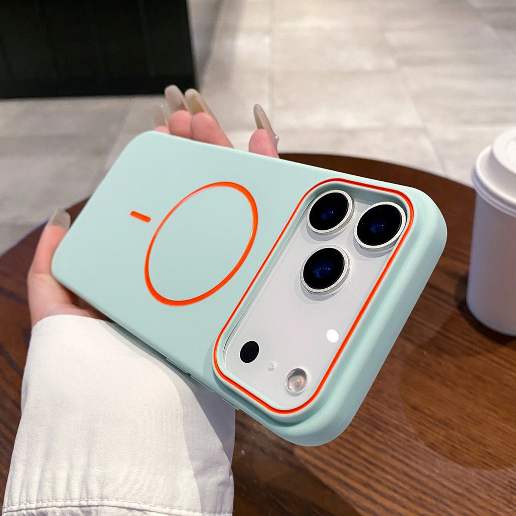 Funda de teléfono suave mate magnética de lujo para iPhone 17 Pro Max Air 16E 15 14 13 12 11 17 Shockproof MagSafe Wireless Charging Cover